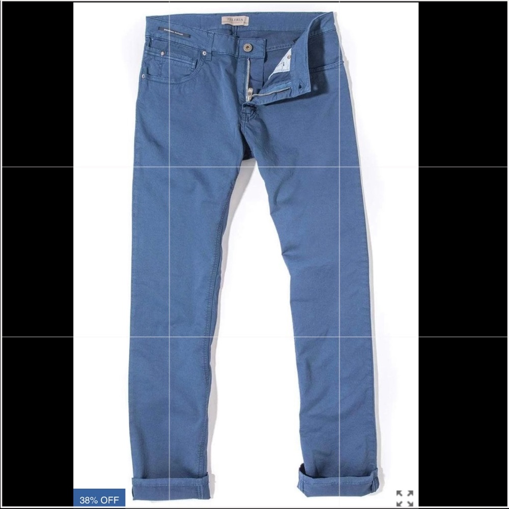 Teleria Yuma 5 Pocket Italian Pants NWT